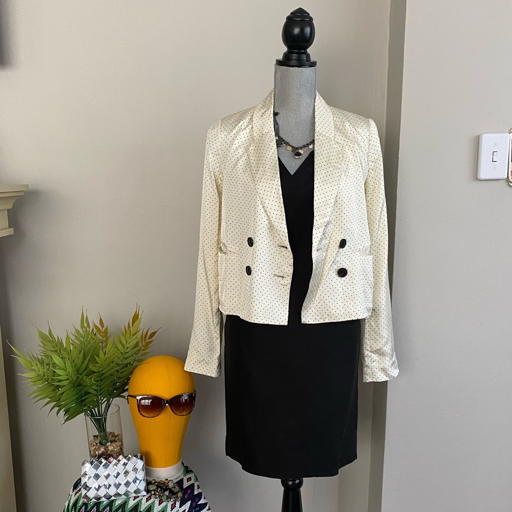 Elizabeth & James Polka Dot Blazer